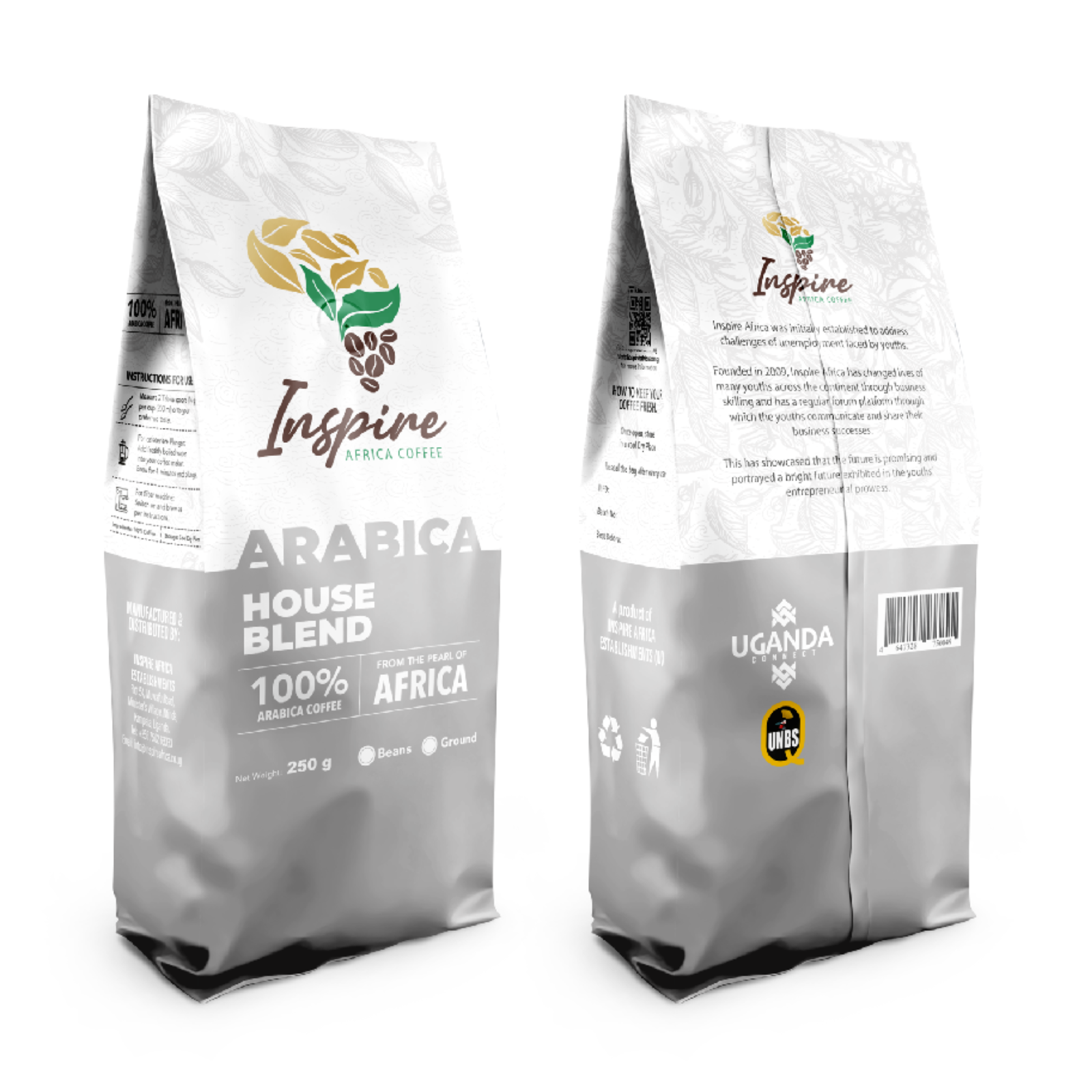 Inspire Africa Coffee – House Blend (100% Arabica)