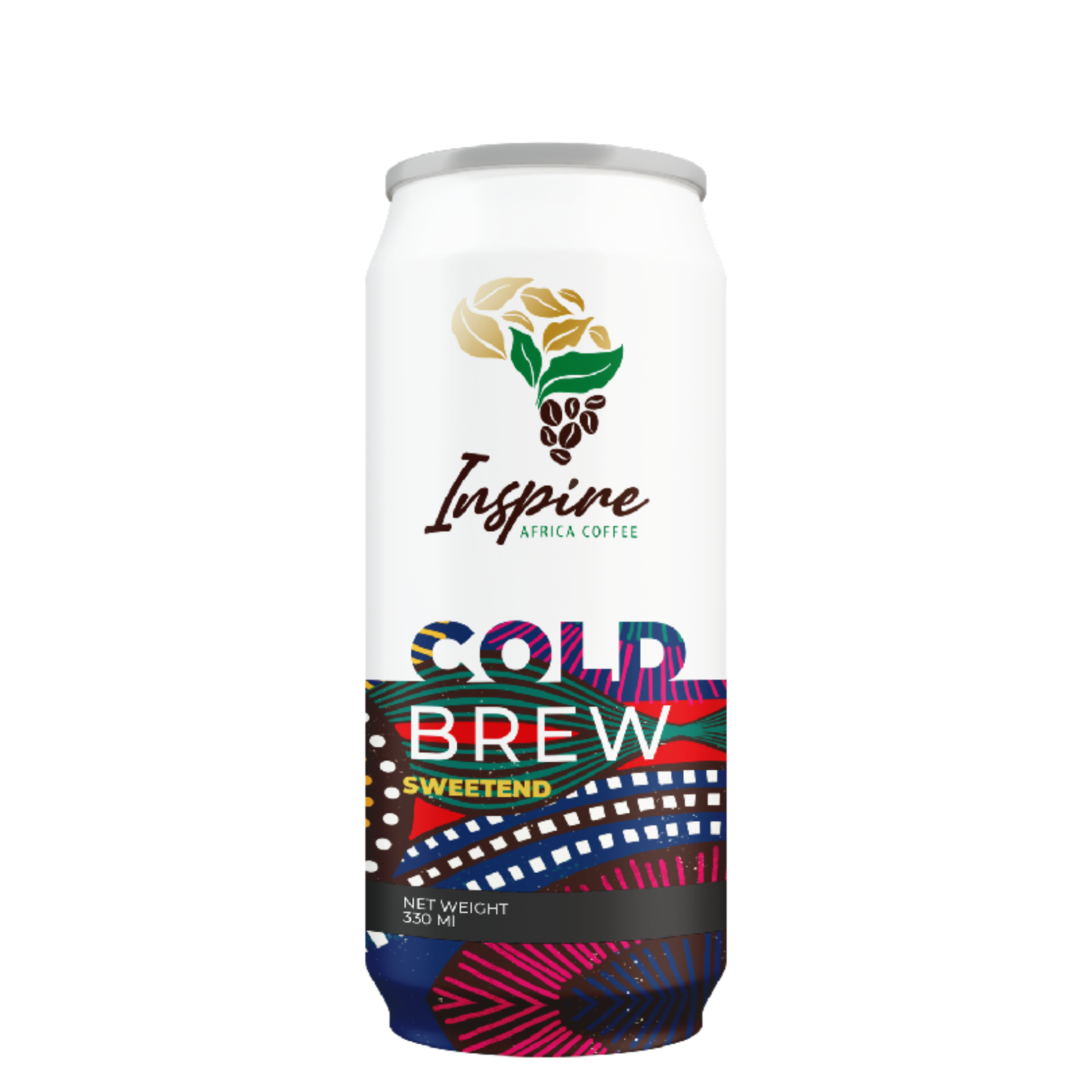 Inspire Africa Coffee – Cold Brew Sweetened (330ml)